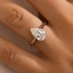 The Imogen Ring – Pear Cut Solitaire Engagement Ring