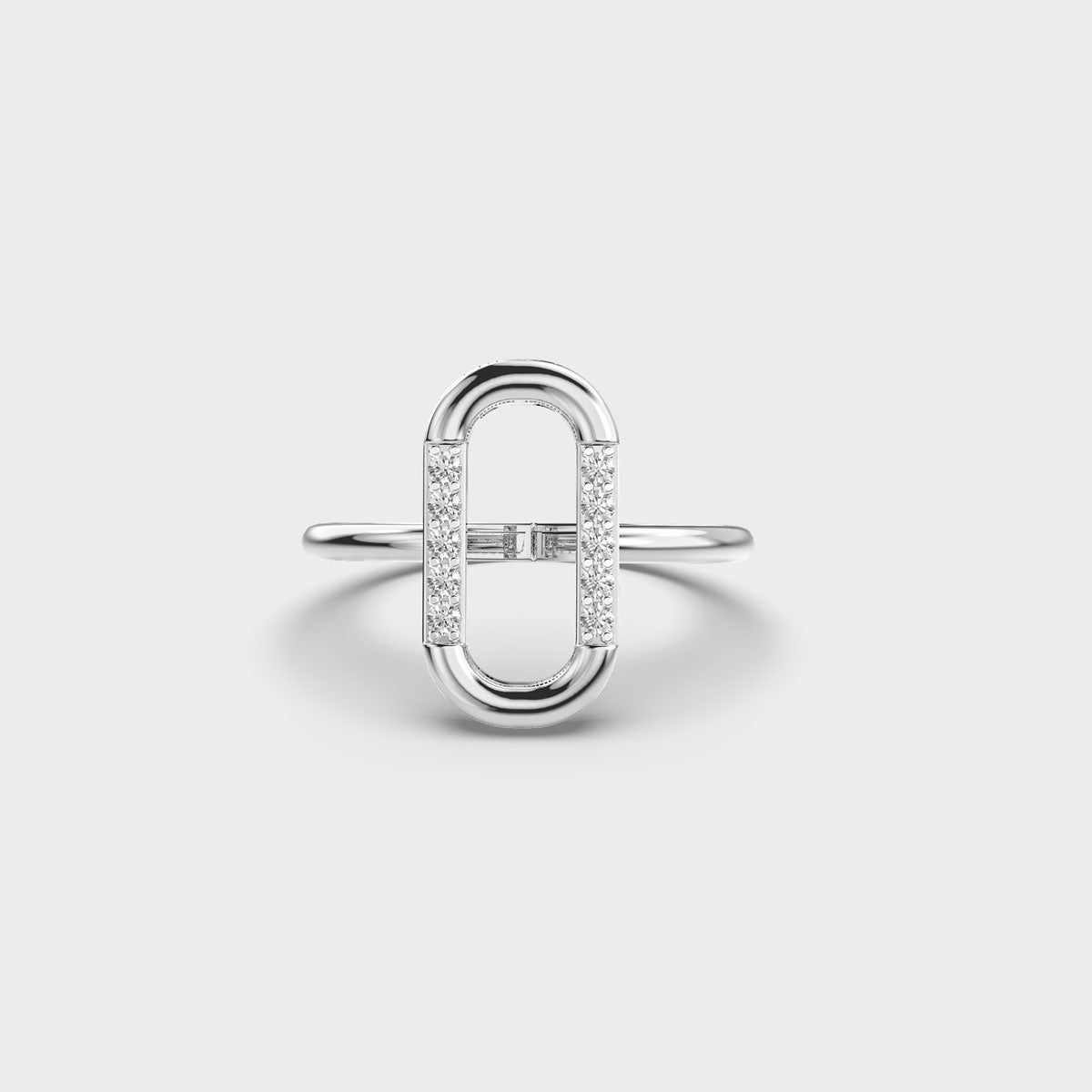 The Isla Ring - Diamond Open Link Ring