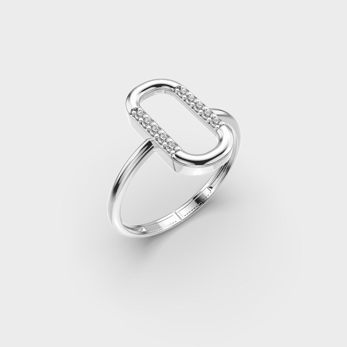 The Isla Ring - Diamond Open Link Ring