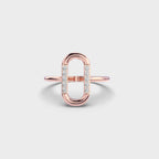 The Isla Ring - Diamond Open Link Ring