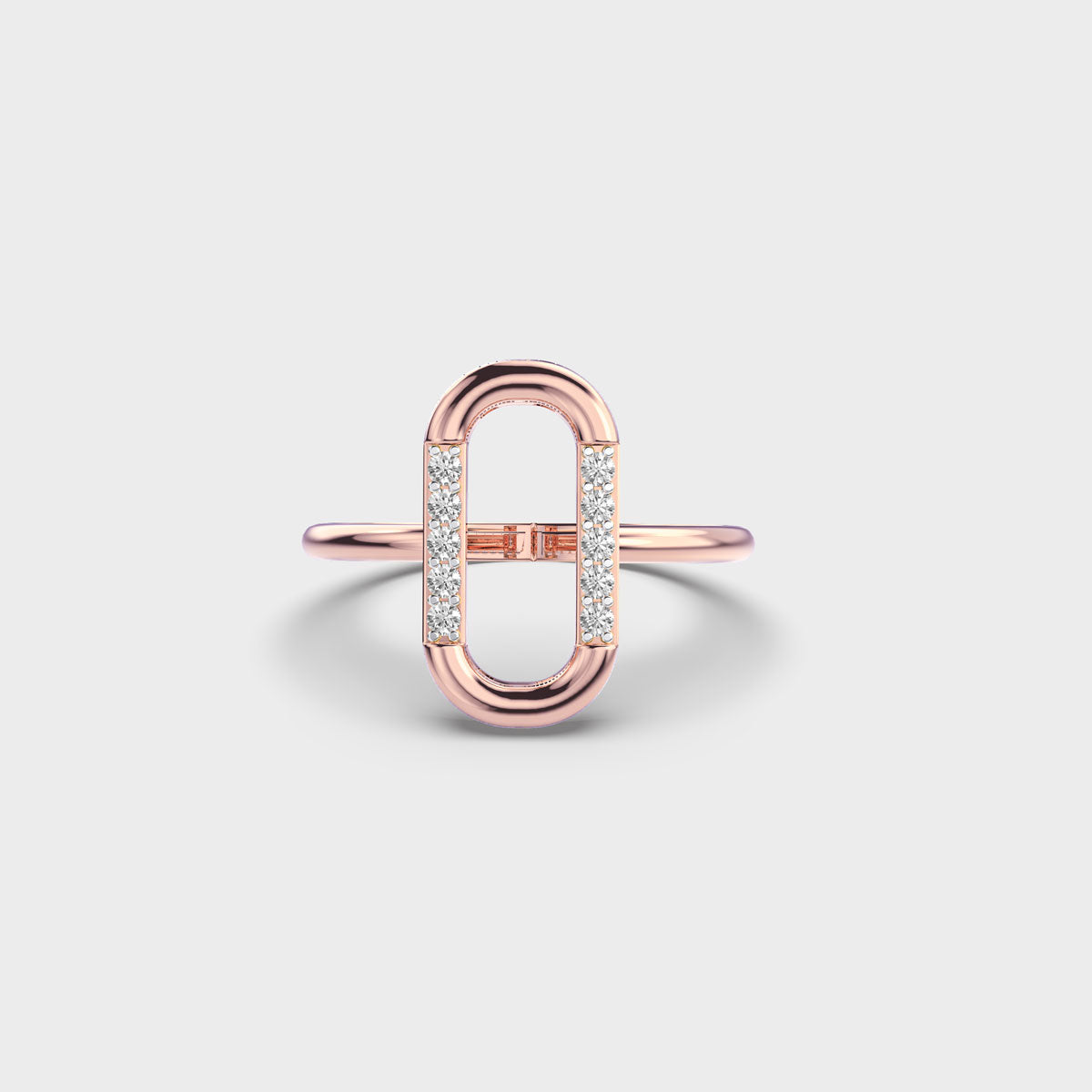 The Isla Ring - Diamond Open Link Ring