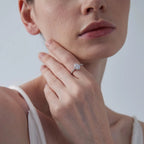 The Liana Ring - Oval Halo Diamond Engagement Ring