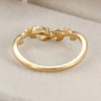 The Liora Ring - Diamond Leaf Vine Ring