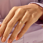 The Love Ring - Diamond Script Ring