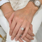 The Nora Ring – Radiant Pave Diamond Engagement Ring