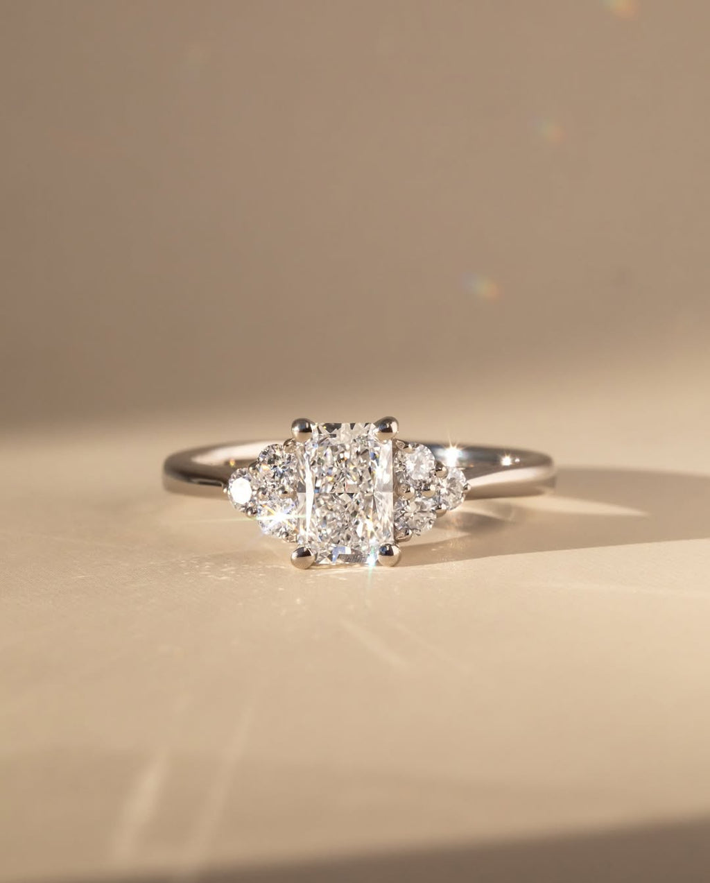 The Nova Ring - Radiant Cluster Engagement Ring