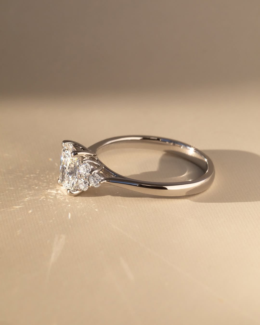 The Nova Ring - Radiant Cluster Engagement Ring