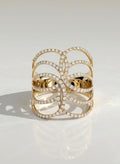 The Orlienne Ring - Diamond Infinity Lattice Ring