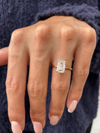 The Parker Ring - Emerald Cut Solitaire Engagement Ring