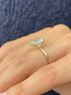 The Parker Ring - Emerald Cut Solitaire Engagement Ring