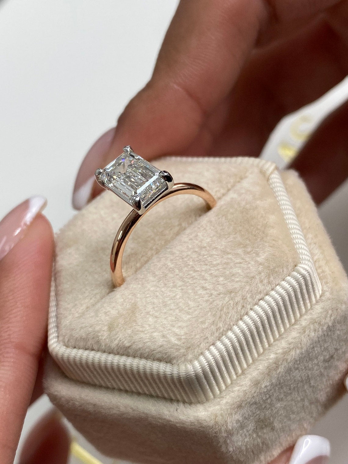 The Parker Ring - Emerald Cut Solitaire Engagement Ring