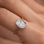 The Reeve Ring – Oval Bezel Set Solitaire Engagement Ring