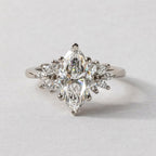 The Rhea Ring - Marquise Floral Cluster Ring