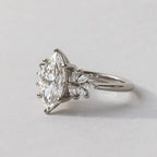 The Rhea Ring - Marquise Floral Cluster Ring