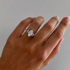 The Rhea Ring - Marquise Floral Cluster Ring