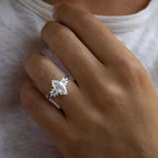 The Rhea Ring - Marquise Floral Cluster Ring