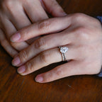 The Selene Bridal Set – Pear Cut Diamond Wedding Set
