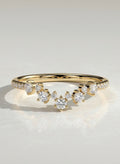 The Serelle Ring - Graduated Diamond Crown Band