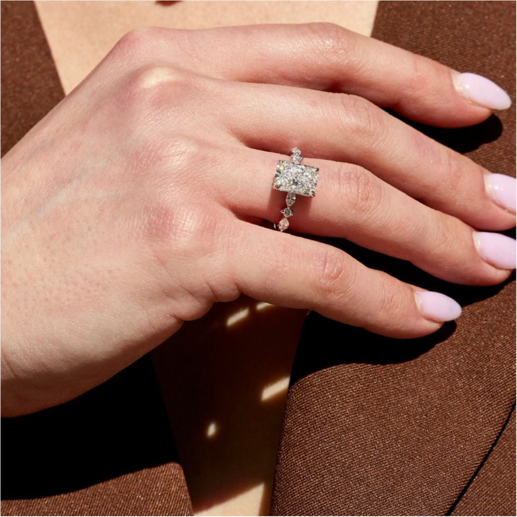 The Sydney Ring - Radiant Scattered Band Ring