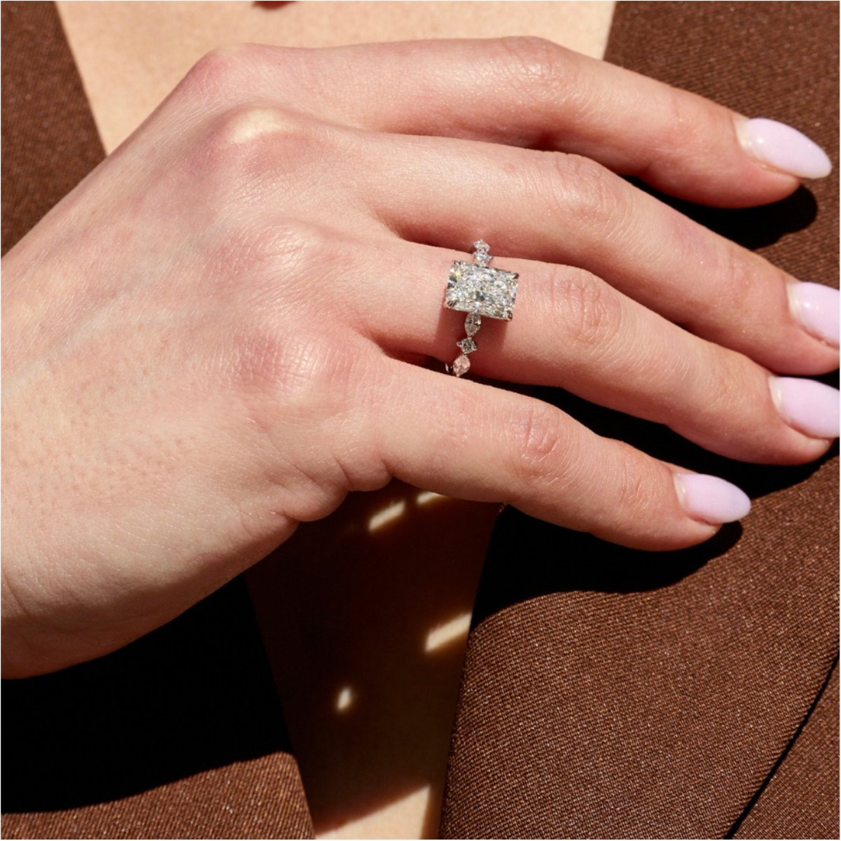 The Sydney Ring - Radiant Scattered Band Ring