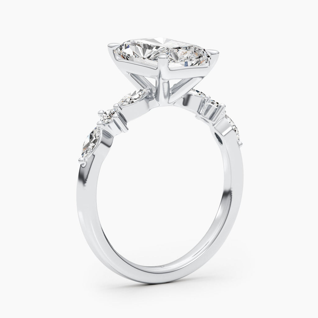 The Sydney Ring - Radiant Scattered Band Ring