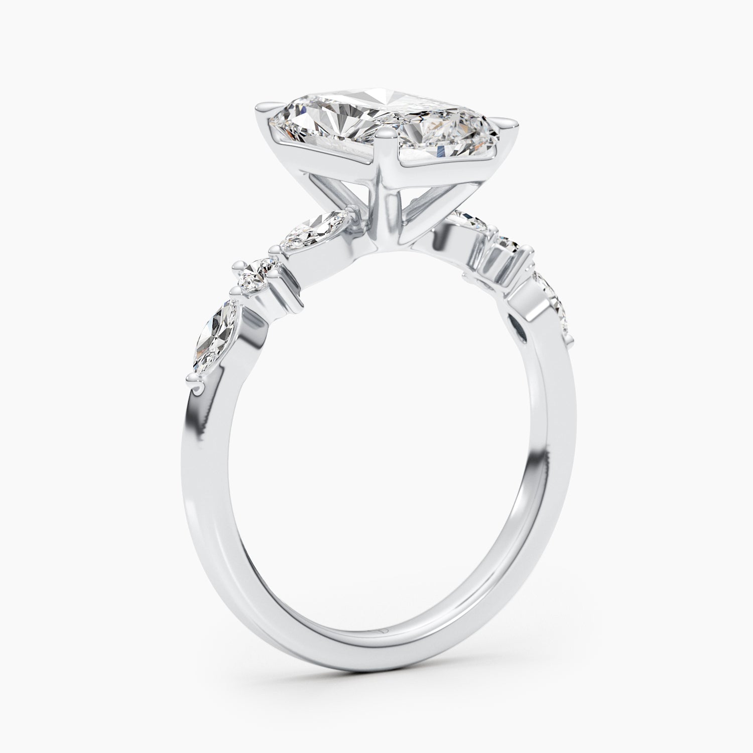 The Sydney Ring - Radiant Scattered Band Ring