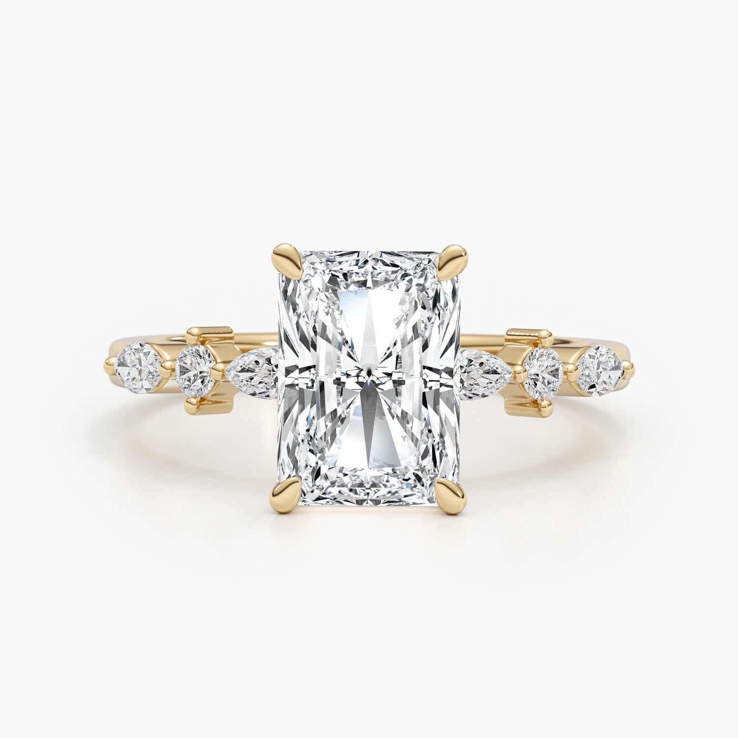 The Sydney Ring - Radiant Scattered Band Ring