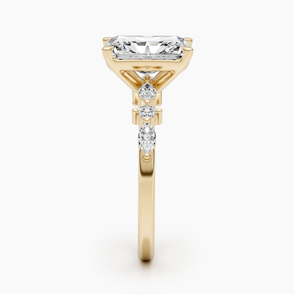 The Sydney Ring - Radiant Scattered Band Ring