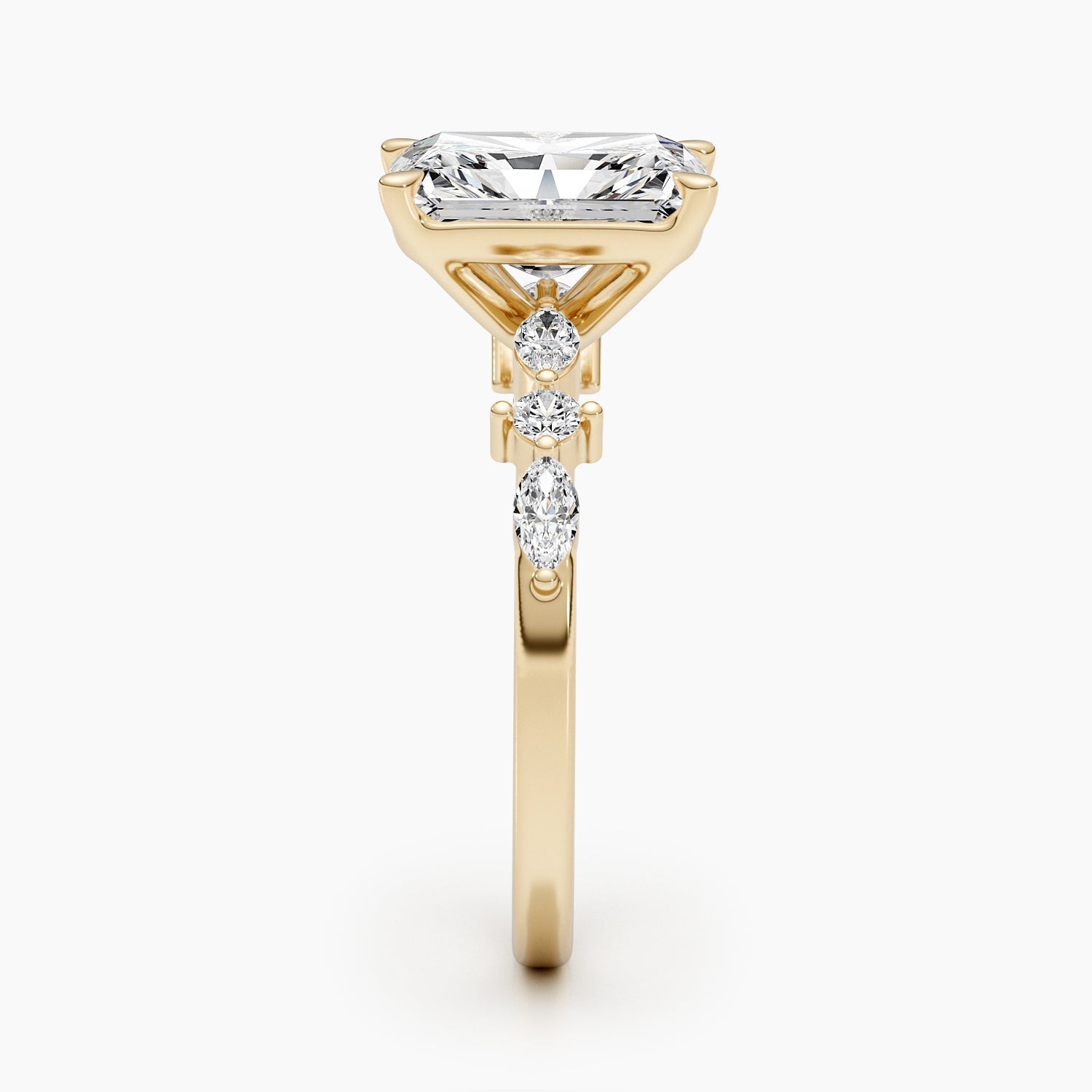 The Sydney Ring - Radiant Scattered Band Ring
