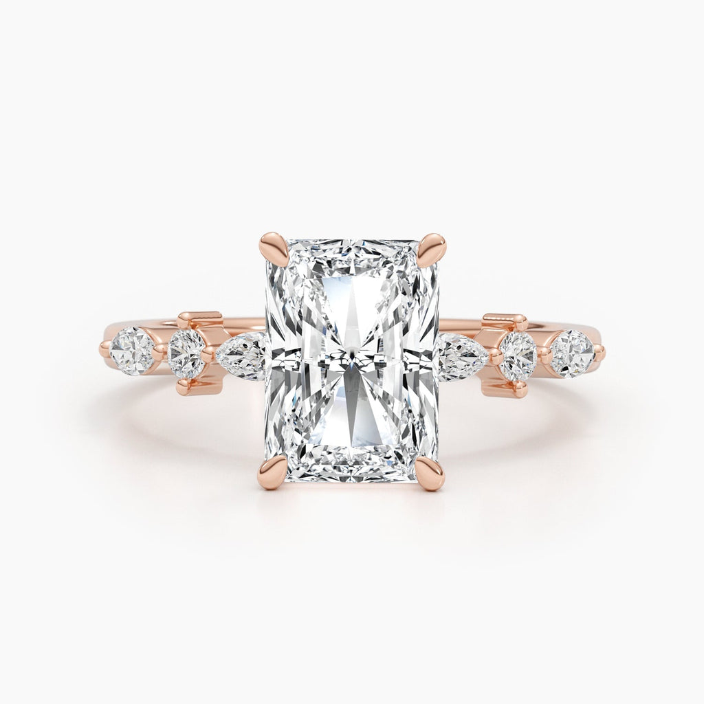 The Sydney Ring - Radiant Scattered Band Ring