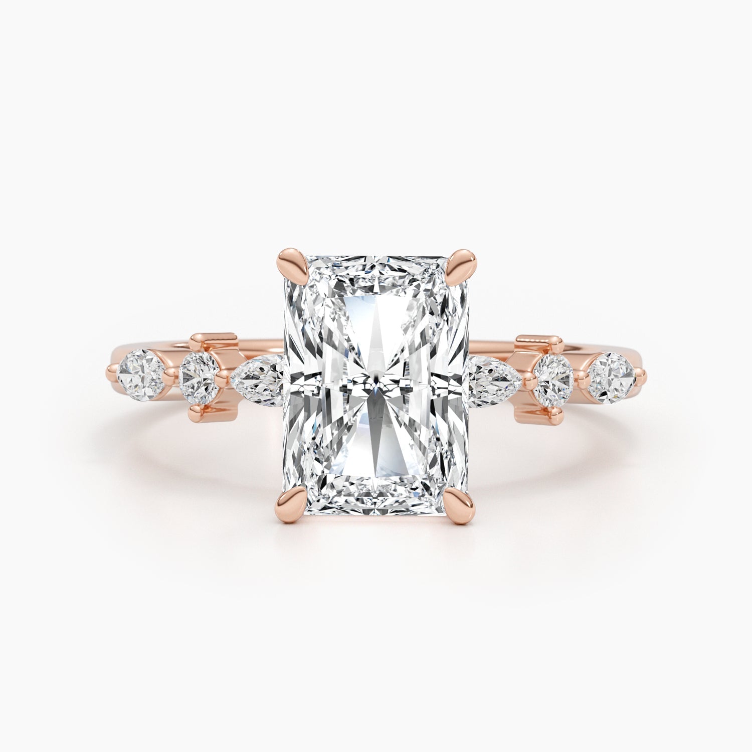 The Sydney Ring - Radiant Scattered Band Ring
