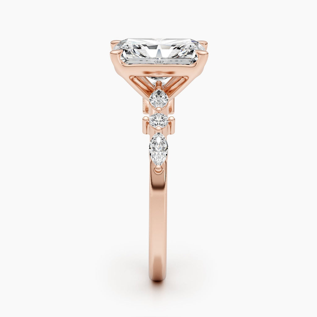 The Sydney Ring - Radiant Scattered Band Ring