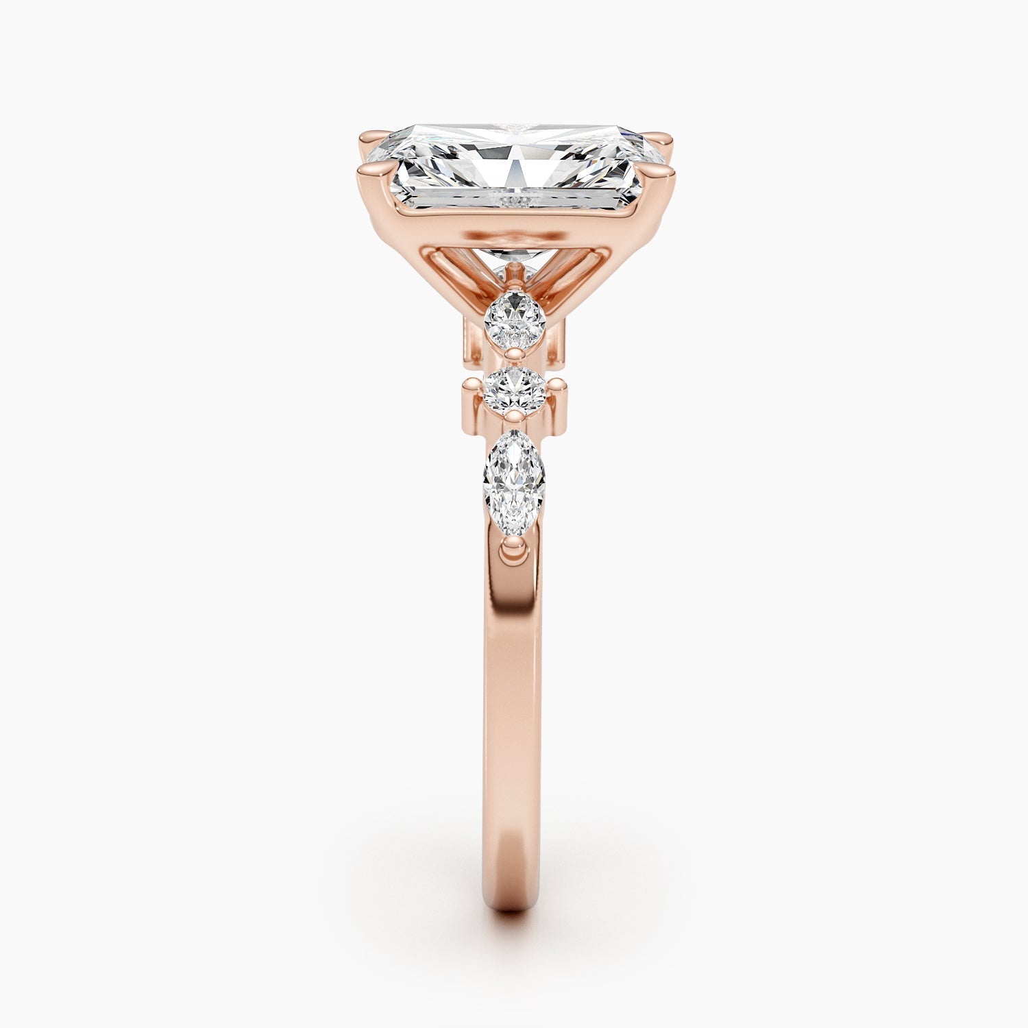 The Sydney Ring - Radiant Scattered Band Ring