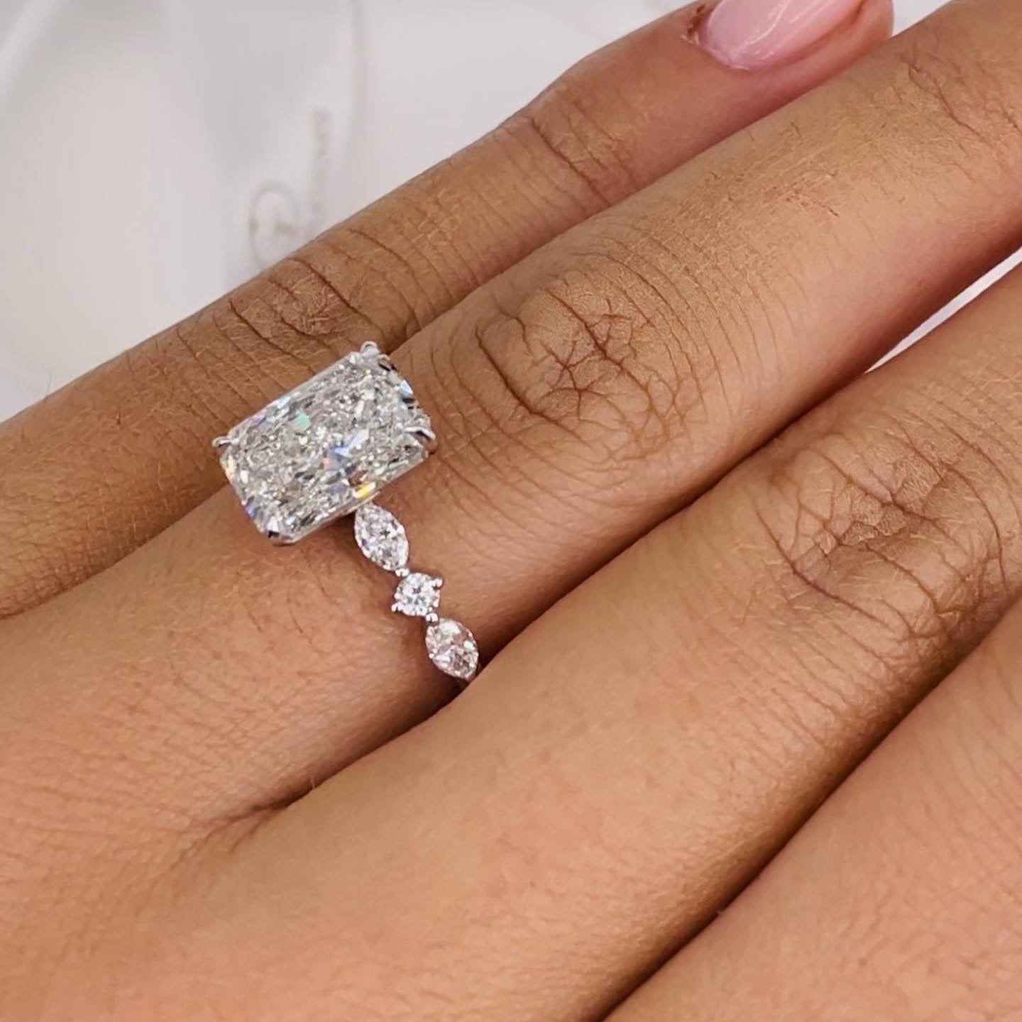 The Sydney Ring - Radiant Scattered Band Ring