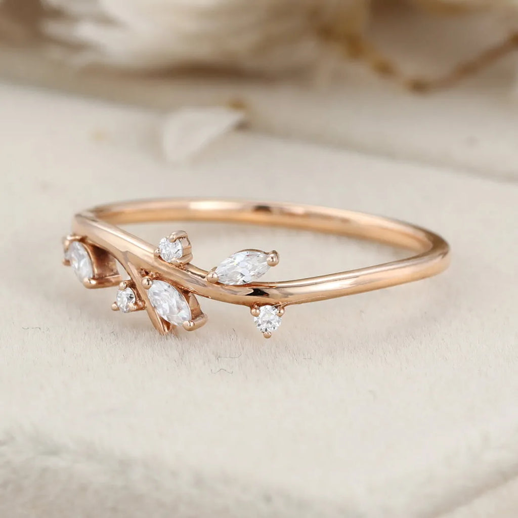 The Sylva Ring - Nature Inspired Diamond Branch Ring