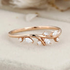 The Sylva Ring - Nature Inspired Diamond Branch Ring