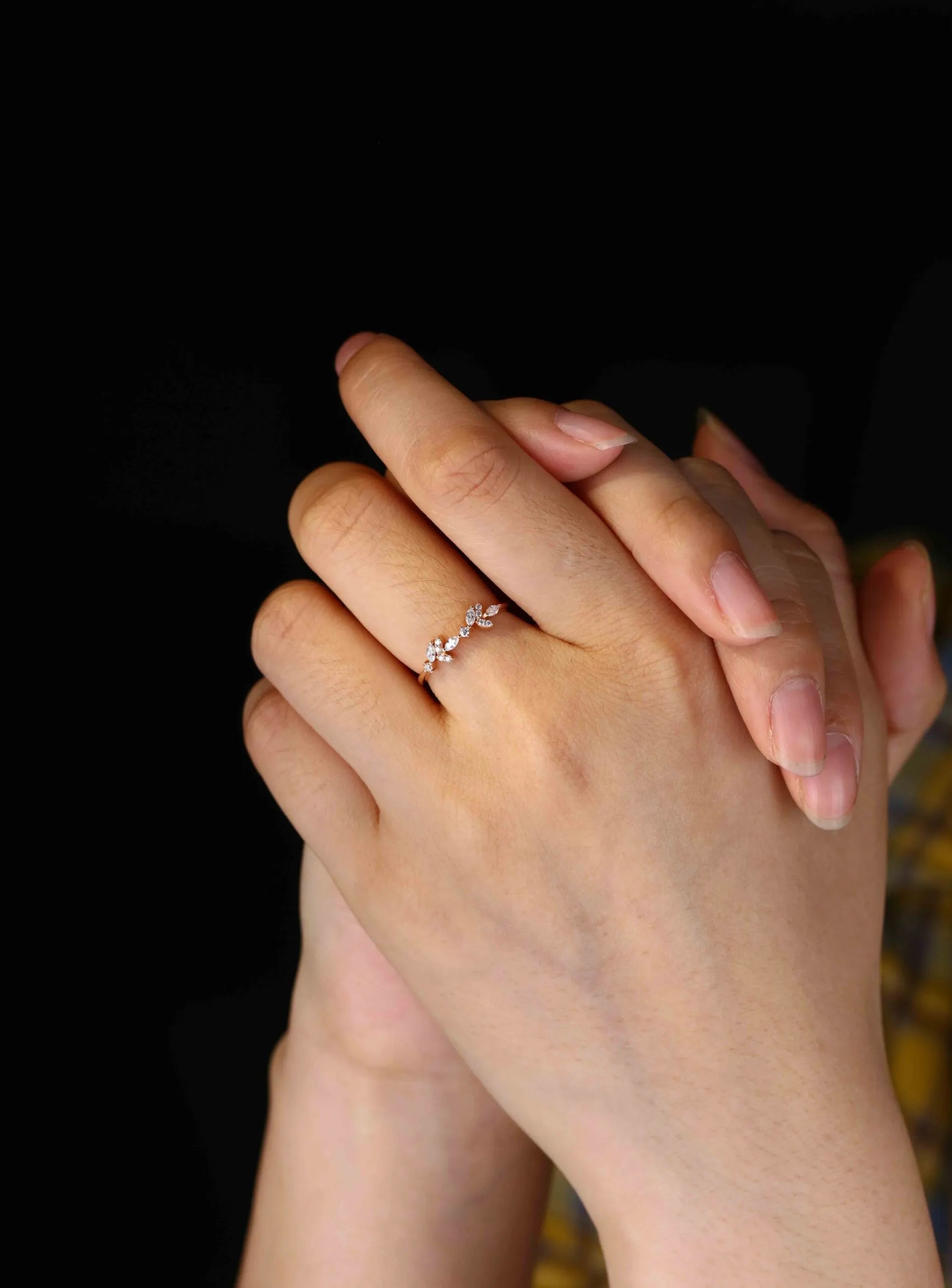 The Virelle Ring - Diamond Branch Cluster Band