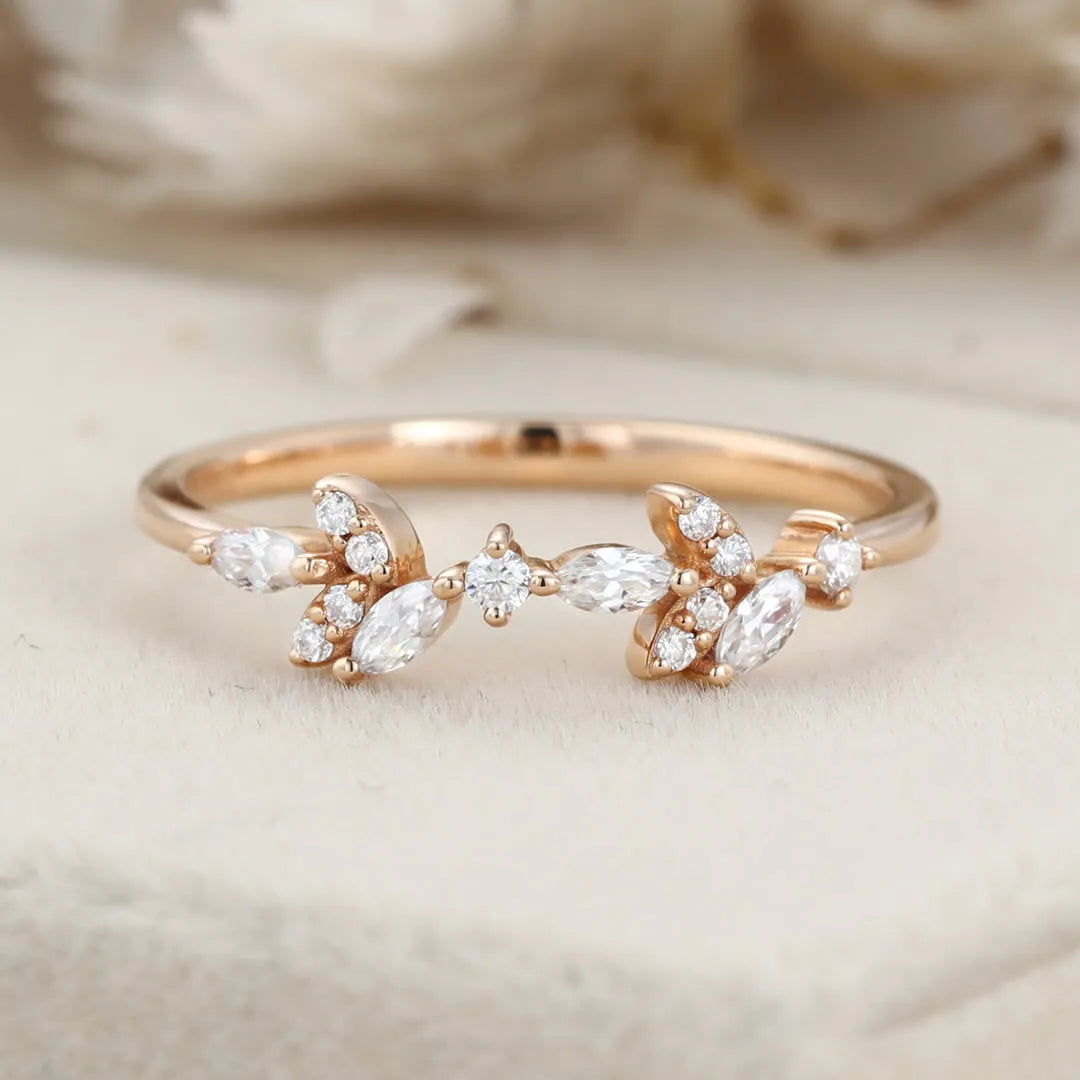 The Virelle Ring - Diamond Branch Cluster Band