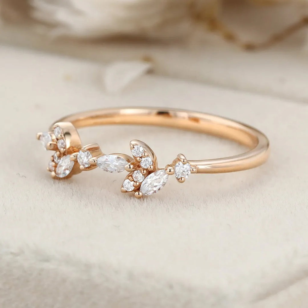 The Virelle Ring - Diamond Branch Cluster Band