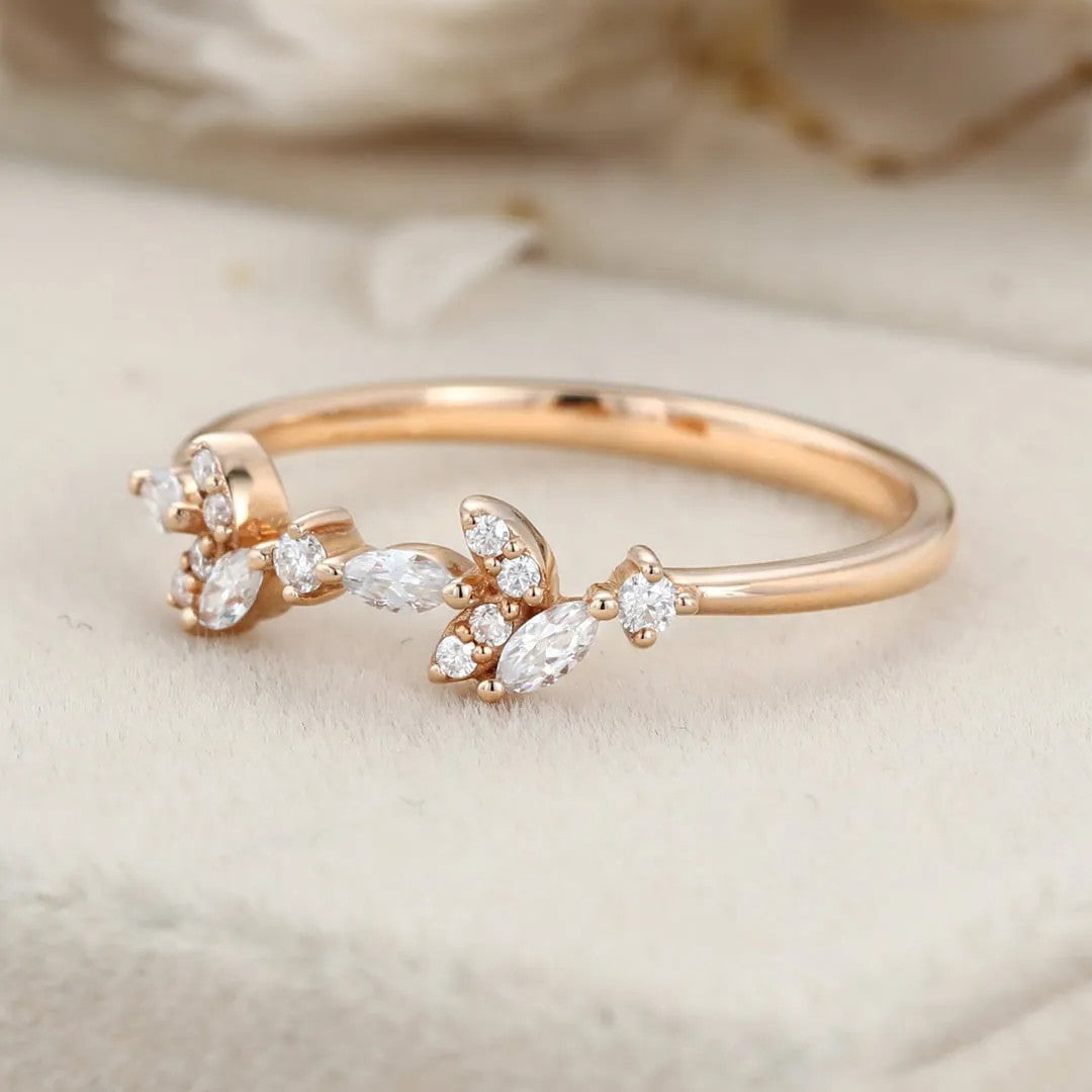 The Virelle Ring - Diamond Branch Cluster Band
