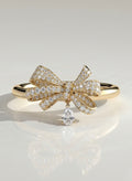 The Virelle Ring - Diamond Ribbon Bow