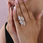 The Virellis Ring - Cascading Diamond Cluster Ring
