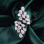 The Virellis Ring - Cascading Diamond Cluster Ring