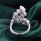 The Virellis Ring - Cascading Diamond Cluster Ring