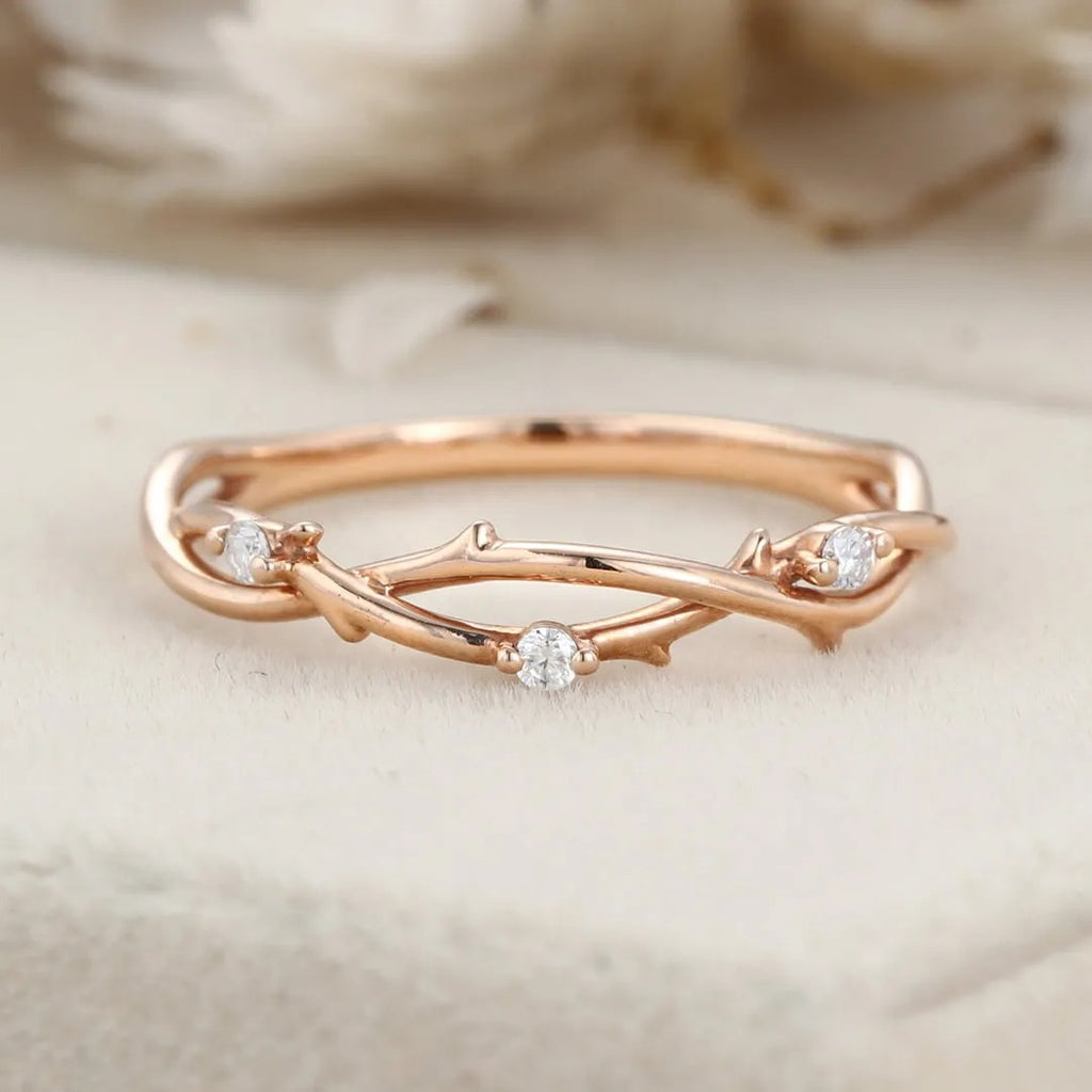 The Vireth Ring - Sculptural Diamond Branch Ring