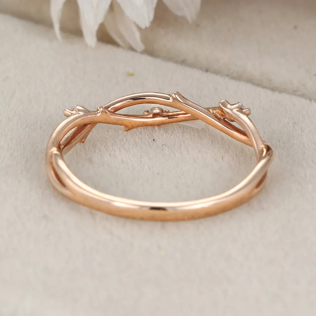 The Vireth Ring - Sculptural Diamond Branch Ring