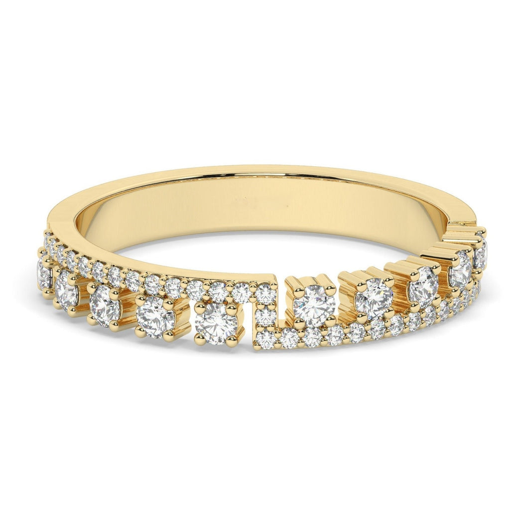 The Virexo Ring - Modern Diamond Bar Ring