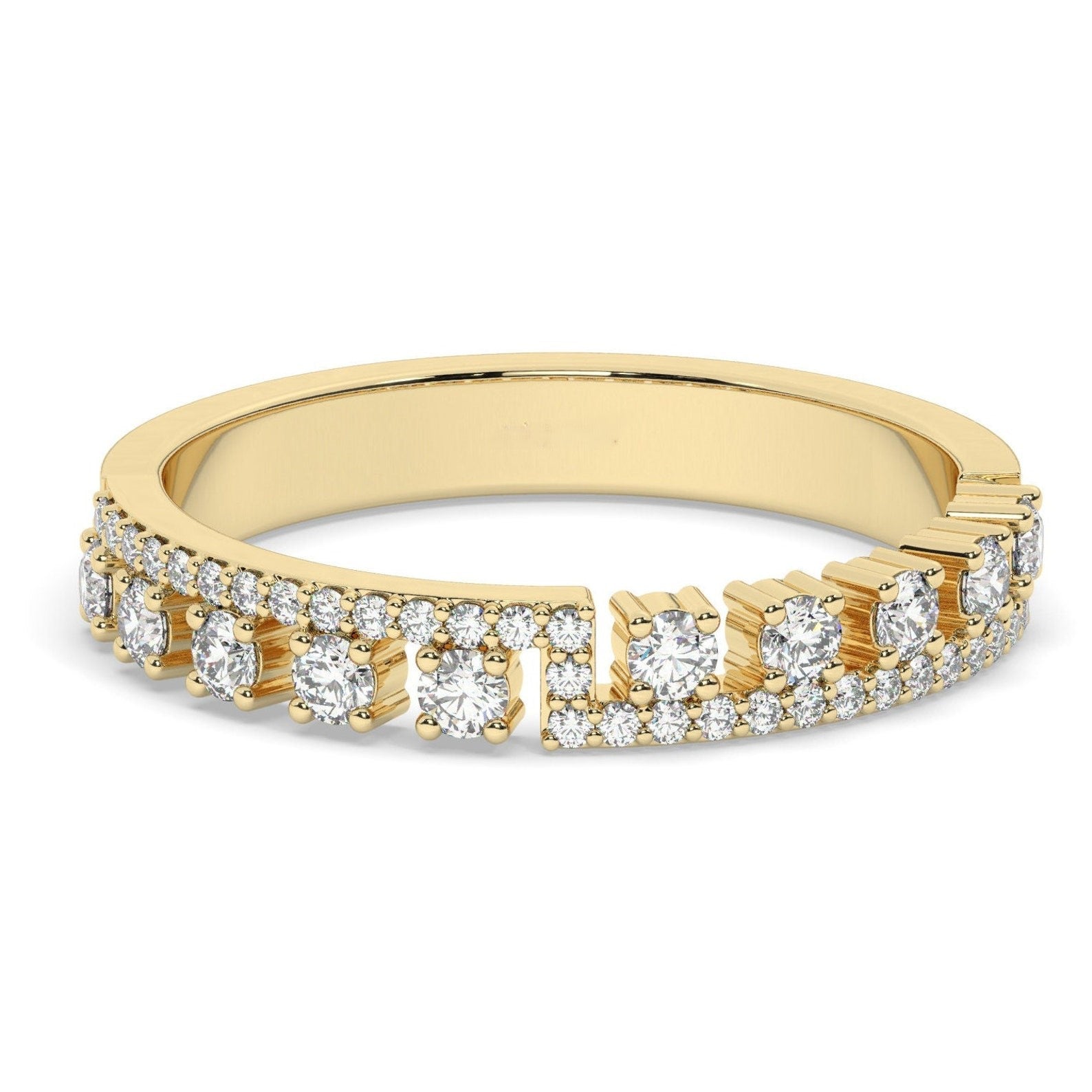 The Virexo Ring - Modern Diamond Bar Ring