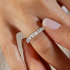 The Virexo Ring - Modern Diamond Bar Ring