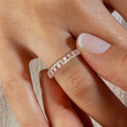 The Virexo Ring - Modern Diamond Bar Ring